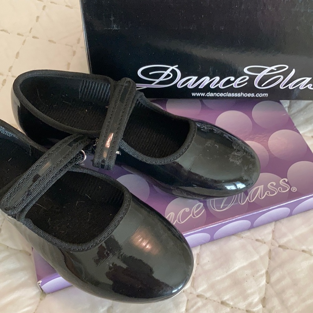 Black Patent Tap Shoes